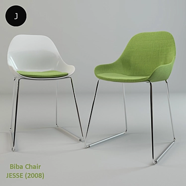 Modern Biba Chair: Enrico Franzolini Design 3D model image 1 
