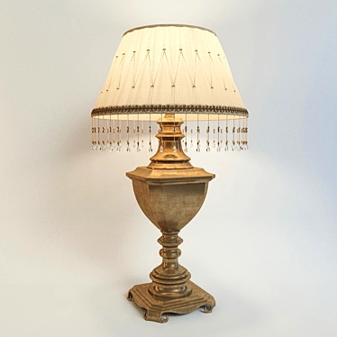 Bronze Cup Table Lamp 3D model image 1 