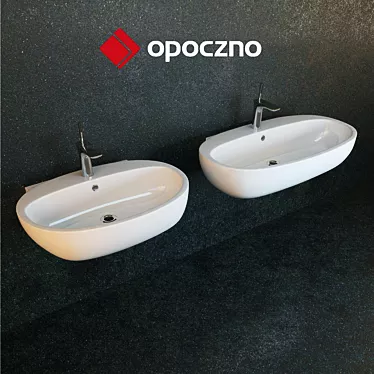 Opoczno Kioto: Modern Hanging Sinks 3D model image 1 