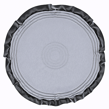 Cozy Circle Rug 3D model image 1 