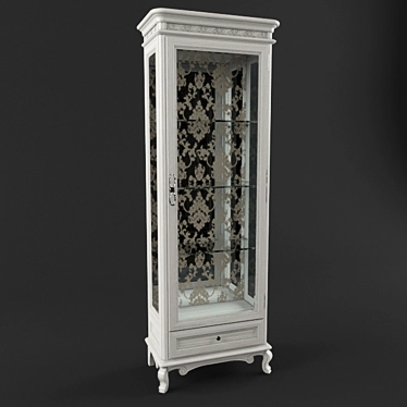 Falcone Display Cabinet - Elegant and Spacious 3D model image 1 