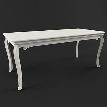 Falcone Dining Table: Sleek and Spacious 3D model image 1 