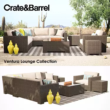Elevate Your Lounge: Ventura Collection 3D model image 1 