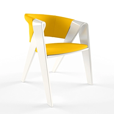 Elegant Luzhki Chair 3D model image 1 