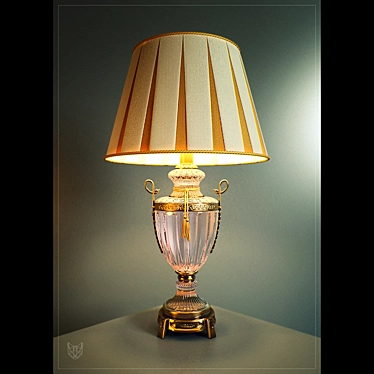 Elegant Ceramic Table Lamp 3D model image 1 