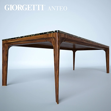 Giorgetti Anteo: Elegant Dining Table 3D model image 1 