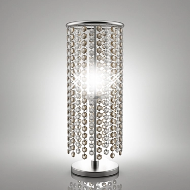 Elegant Crystal Table Lamp 3D model image 1 