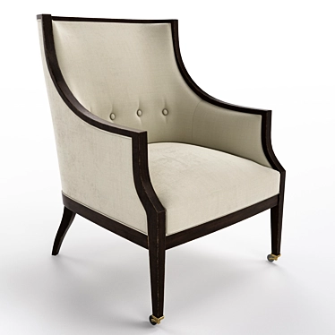 Kindel Armchair: Modern Comfort in One-Step 3D model image 1 