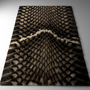 Warm Fluffy Carpet 3D model image 1 
