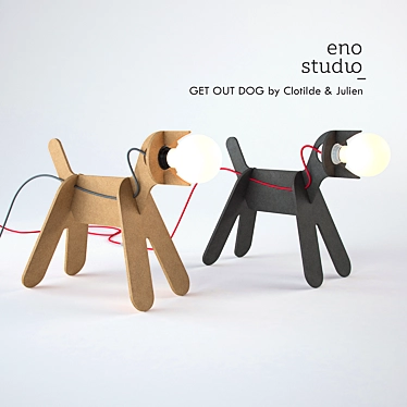 ENO STUDIO Get Out Dog | Compact Dog Carrier 3D model image 1 