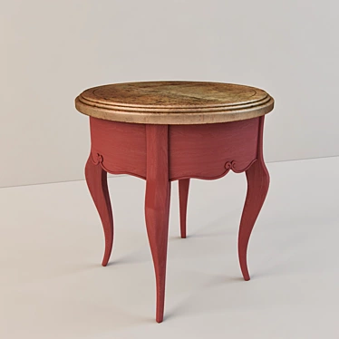 Elegant Bedside Table | D60x60 3D model image 1 