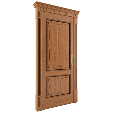 Elegant Italian Legend Door 3D model image 1 