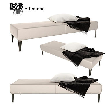 Elegant B&B ITALIA FILEMONE: 3D Model 3D model image 1 