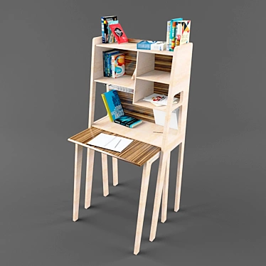 Title: Retractable Workspace Shelf 3D model image 1 