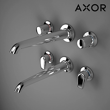 AXOR Bouroullec Wall Mixer 3D model image 1 