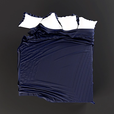 Cozy Bed Textures & FBX Archive 3D model image 1 