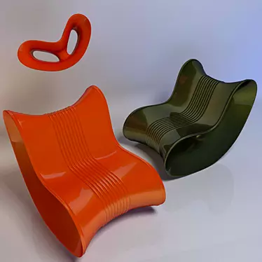 Futuristic Relaxation Rocker 3D model image 1 