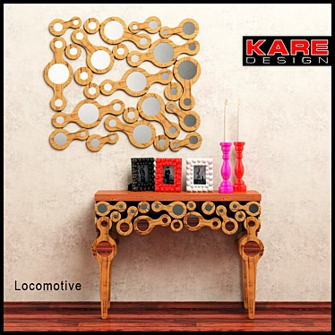 Kare Lokomotive console + mirror