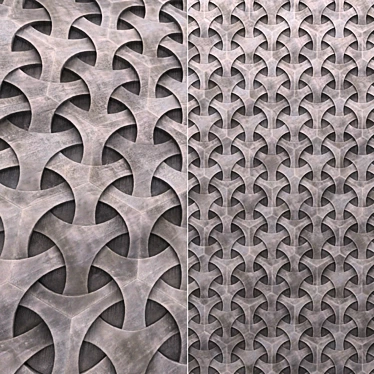 Soncrete Hex Wall Tiles 3D model image 1 