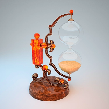 Elegant Sand Timer 3D model image 1 