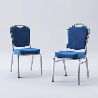 Tonon Int. Fiora 60/5 & Siena-Allday 62/1E: Stylish Banquet Chairs 3D model image 1 