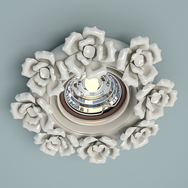 Modern Porcelain Spot Light 3D model image 1 