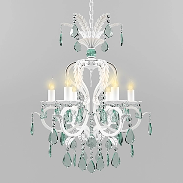 Classic Photo-Inspired Chandelier 3D model image 1 