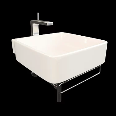 Elegant Simas Flow FL15 Sink 3D model image 1 