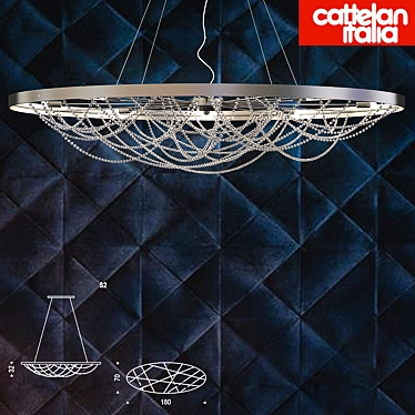 Sleek and Stylish Cattelan Cristal Table 3D model image 1 