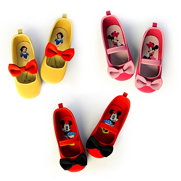 Disney Princess Kids Shoes 3D model image 1 