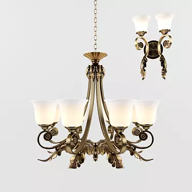 DF Lighting Chinese Chandelier 3D model image 1 