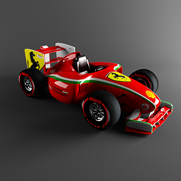 Ferrari F1 Electric Ride-On Car 3D model image 1 