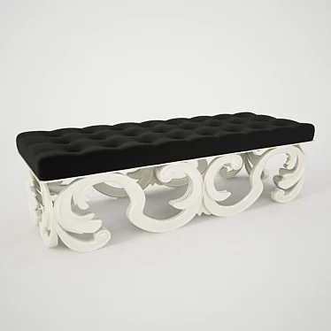 Christopher Guy Art Deco Bench 3D model image 1 