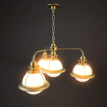 Elegante Light Fixture 3D model image 1 