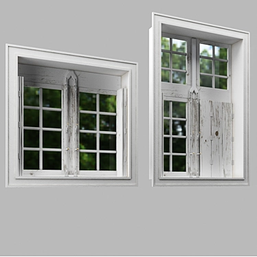 Provence Style Windows | 1200x1200, 1200x1800 3D model image 1 