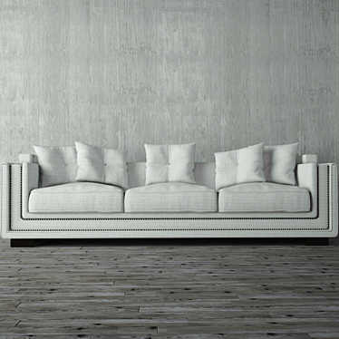 Cozy Comfort Sofa 3D model image 1 