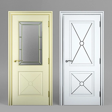 Elegant Interier Door: Model 11 3D model image 1 