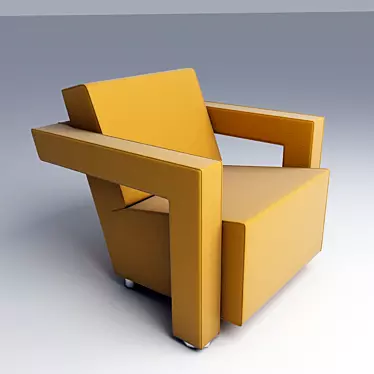 Egyptian Coffee Shop Chair 3D model image 1 