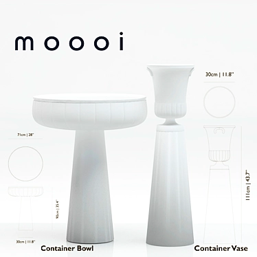 MOOOI Container Vase-Bowl 3D model image 1 