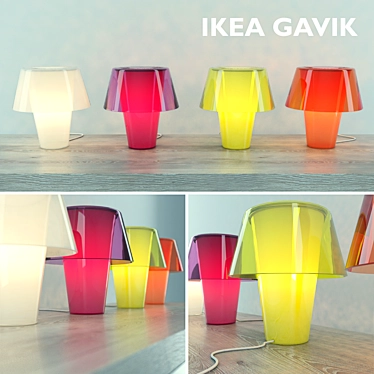 Cozy Glow Lamp Set 3D model image 1 