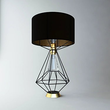 Elegant Nola Table Lamp 3D model image 1 