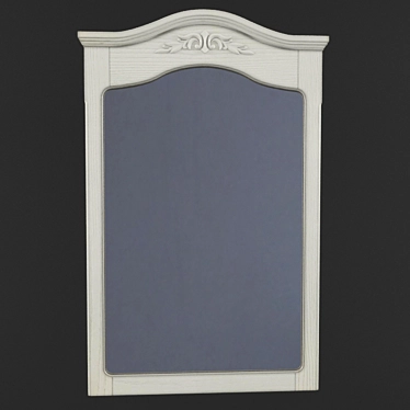 Elegant Francoise Wall Mirror 3D model image 1 