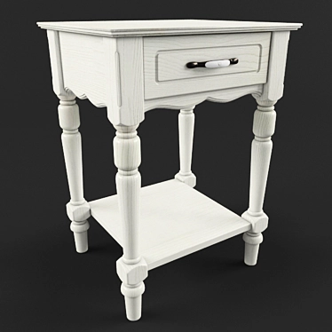 Francoise Bedside Table 3D model image 1 