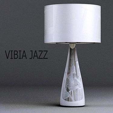 Sleek VIBIA JAZZ Desk Lamp 3D model image 1 
