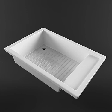 Deep Shower Tray 1200x800 3D model image 1 