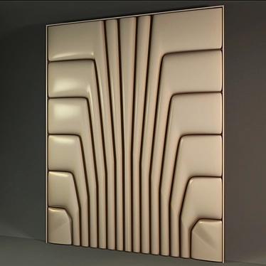 Soft Wall Decor: Stylish & Comfy 3D model image 1 