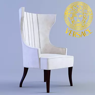 Luxury Bergere Pouff by Versace 3D model image 1 