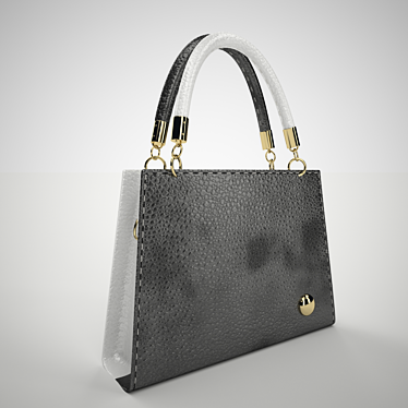 Elegant Leather Handbag 3D model image 1 