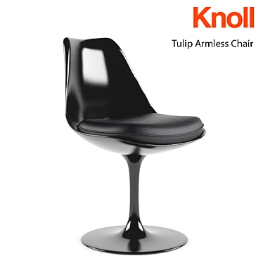 Elegant Knoll Tulip Chair 3D model image 1 
