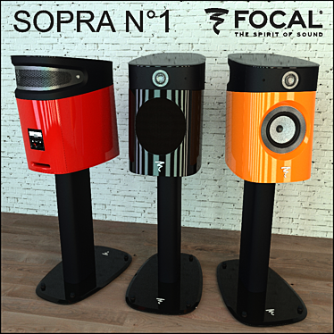 Focal Sopra №1 Floorstanding Speaker 3D model image 1 